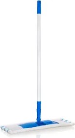 Podlahový mop Brilanz 68-120 cm, modro-biely%