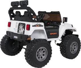 Elektrické autíčko Extreme Sport 4x4 biele