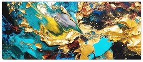 Obraz - Textúrovaná olejomaľba (120x50 cm)