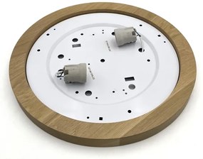 Brilagi - LED Stropné svietidlo BELLADONNA 2xE27/15W/230V pr. 40 cm krémová/dub