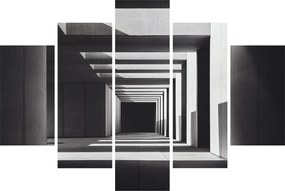 Obraz - Štvorcový tunel (150x105 cm)