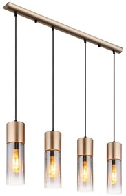 Globo 21000-4HCA - Závesný luster na lane ANNIKA 4xE27/25W/230V