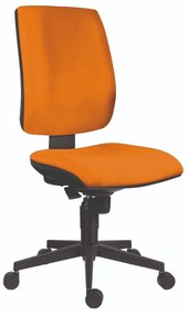 Pracovná stolička Flute bez podrúčok, oranžová