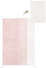 Svetloružový bavlnený koberec 120x160 cm Gelato Pink – Lorena Canals