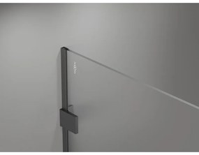 Mexen Lunar sprchová stena pravá 80 x 200 cm, 8mm číre sklo, brúsený grafit, 830-080-000-66-00-P