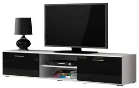 TV stolík 180 Boho B3, Farby: čierny / čierny lesk