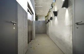 LED vonkajšie nástenné osvetlenie Zita Xl čierne