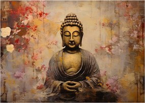 Obraz - Budha, maľba (70x50 cm)