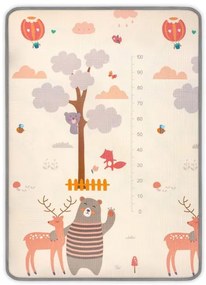 Rolovacia podložka pre deti Kinder 120x178 cm - zvieratá
