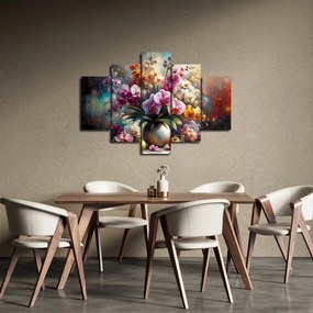 Obraz - Váza kvetov II. (150x105 cm)
