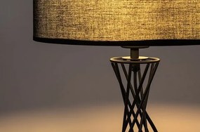 Rabalux 74082 stolná lampa Nivra, čierna