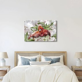 Obraz - Plameniaky (90x60 cm)