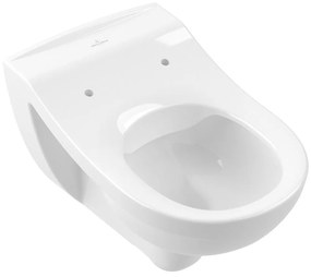 VILLEROY &amp; BOCH O.novo Kids detské závesné WC s hlbokým splachovaním bez vnútorného okraja, 320 x 520 mm, biela alpská, s povrchom CeramicPlus, 4690R0R1