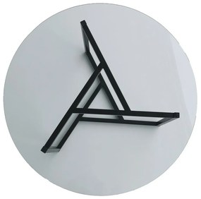 Konferenčný stolík Trio Black s transparentným sklom