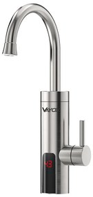 Prietokový ohrievač vody s LED displejom 3000W/230V IPX4 nerezová oceľ