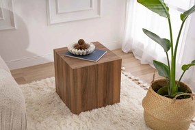 Dizajnový odkladací stolík Taliesin 45 cm vzor orech