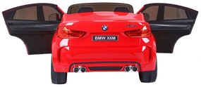 RAMIZ ELEKTRICKÉ AUTÍČKO BMW X6 - DVOJMIESTNE - ČERVENÉ - 2 x 12V / 120W / 20000RPM - 12V/10 Ah - 2023