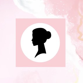 Štítok, nálepka do detskej izby, čierna na bielom podklade – Barbie, bábiky