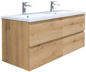 Kúpeľňová skrinka s umývadlom SAT B-Way dub mat BWAY2120OAKU, 1 ks