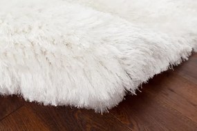 Koberec Plush Shaggy biely