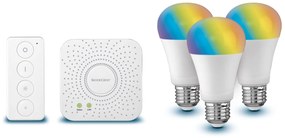 Livarno home Štartovacia súprava Zigbee Smart Home s Gateway a 3 žiarovkami  (100338532)