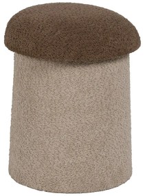 Hnedo-béžový taburet – Ixia