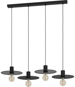 Eglo 43732 - Luster na lanku IKESTON 4xE27/40W/230V