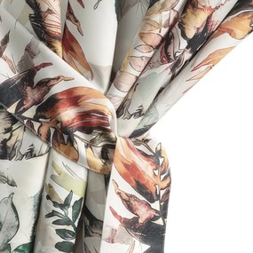 ZÁHRADNÝ VODEODOLNÝ ZÁVES NA PÚTKACH GARDEN 155X200 CM KVETY