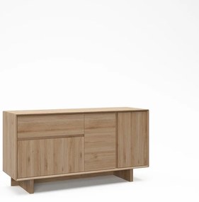 Komoda v dekore duba v prírodnej farbe 146x76x45 cm Carpi – Marckeric