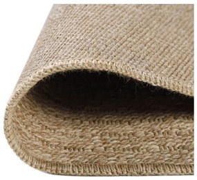Čierno-béžový okrúhly vonkajší koberec ø 120 cm Comilla – Ayyildiz Carpets