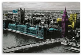 Gario Obraz na plátne Londýn - Big Ben a budova parlamentu Rozmery: 60 x 40 cm
