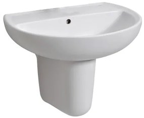 Umývadlo Kolo Rekord 60x45,5 cm bez otvoru pre batériu K91060000, 1 ks