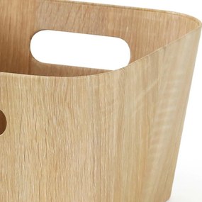 Kitchisimo Set 2 úložných košíkov 27 × 27 × 16 cm, prírodná, M