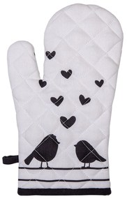 Chňapka - rukavice s vtáčikmi Love Birds - 18 * 30 cm