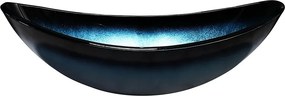 BPS-koupelny Keramické umývadlo na dosku HYD-LI-BU-BL-530 54x37 cm, modré lesk