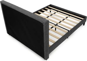 Manželská posteľ sivá 160x200 cm BED-M160 GREY2