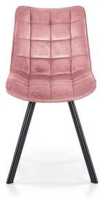 Jedálenská stolička COMORO, 1 ks, ružová