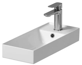 Cersanit K677-005 - Umývadlo na dosku LARGA 22x50 cm keramika lesklá biela CS0170