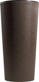PLASTOVÝ KVETINÁČ URBANIKA ECO 57X29,5 CM TMAVOHNEDÁ