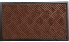 Rohožka reliéfna hnedá premium 45x75 Cmrb45750