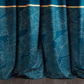 ZATEMŇOVACÍ ZÁVES LIMITED COLLECTION MUSA6 140X270 CM TMAVOMODRÁ