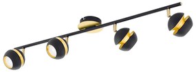 Moderné svietidlo EGLO NOCITO gold/black   95485