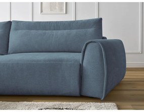 Modrá rohová pohovka Aden – Bobochic Paris