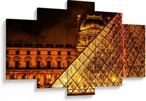 Obraz Louvre v Paríži (150x105 cm)