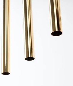 Sollux SL.1196 - Luster na lanku PASTELO 3xG9/8W/230V zlatá