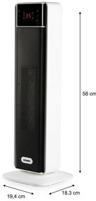 DOMO DO7358H stĺpové keramické kúrenie