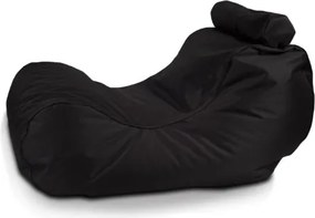 Sedací vak Ležadlo XL polyester TiaHome - čierna