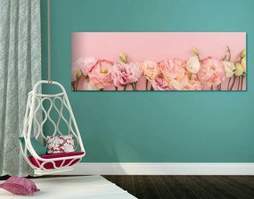Obraz pastelové kvitnúce kvety Varianta: 120x40