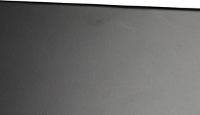 Rustikálne závesné svietidlo čierne s dreveným rámom 5-žiarovkové - Flair