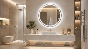 LED zrkadlo okrúhle 80 cm